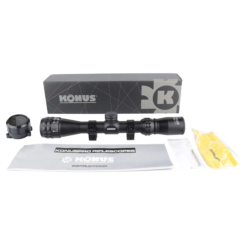 Оптичний приціл KONUS KONUSPRO 3-9x32 30/30 (з кільцями) - фото 4