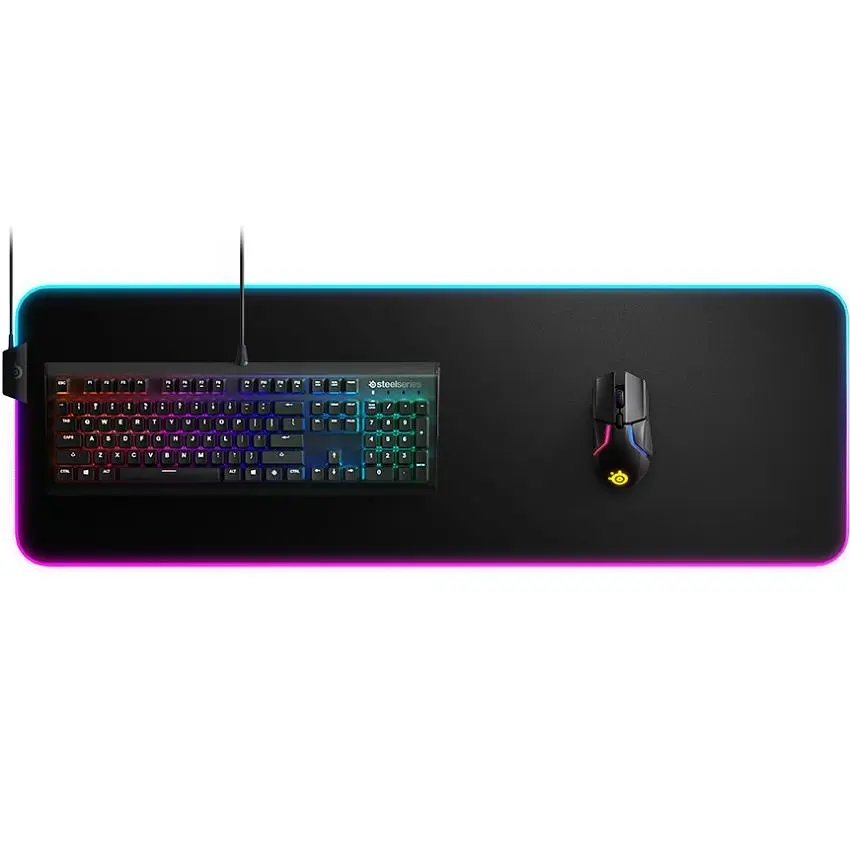 Игровая поверхность SteelSeries QcK Prism Cloth XL RGB 900х300х4мм (63826) - фото 3
