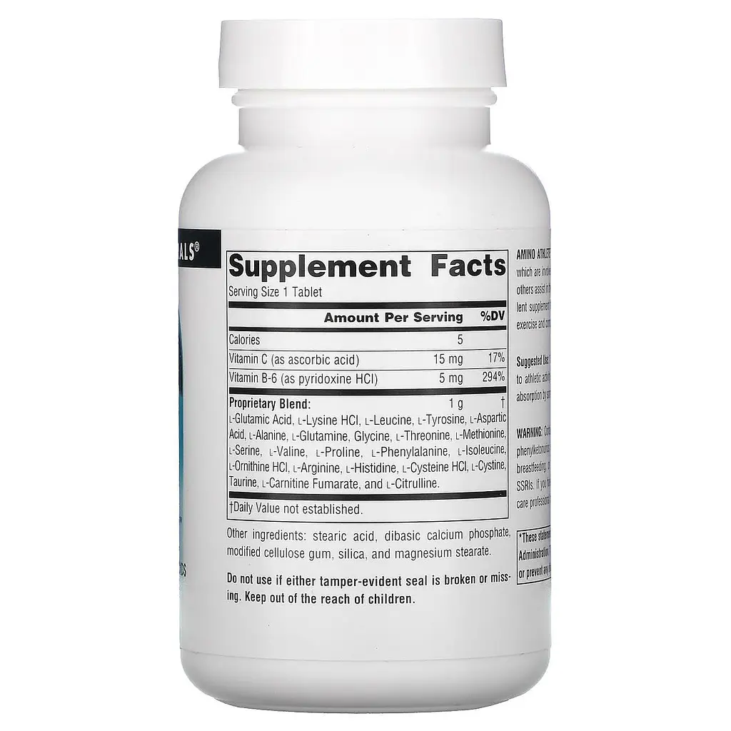 Амінокислоти Source Naturals Amino Athlete 1000 мг 100 таблеток - фото 2