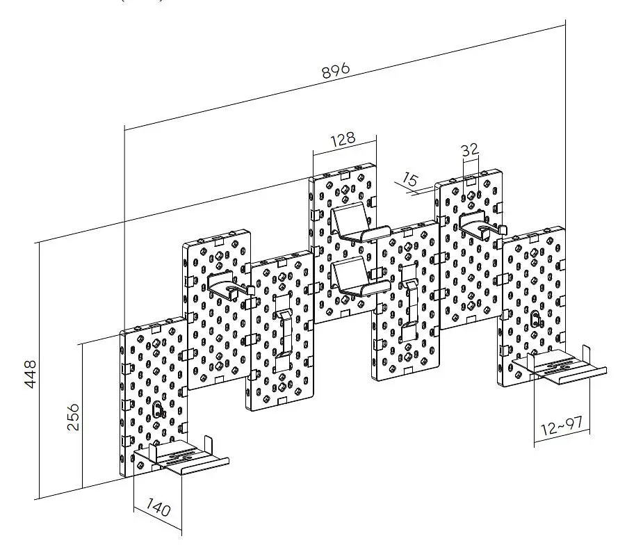 Настінна дошка-органайзер OfficePro WO1080B Black/Red - фото 3