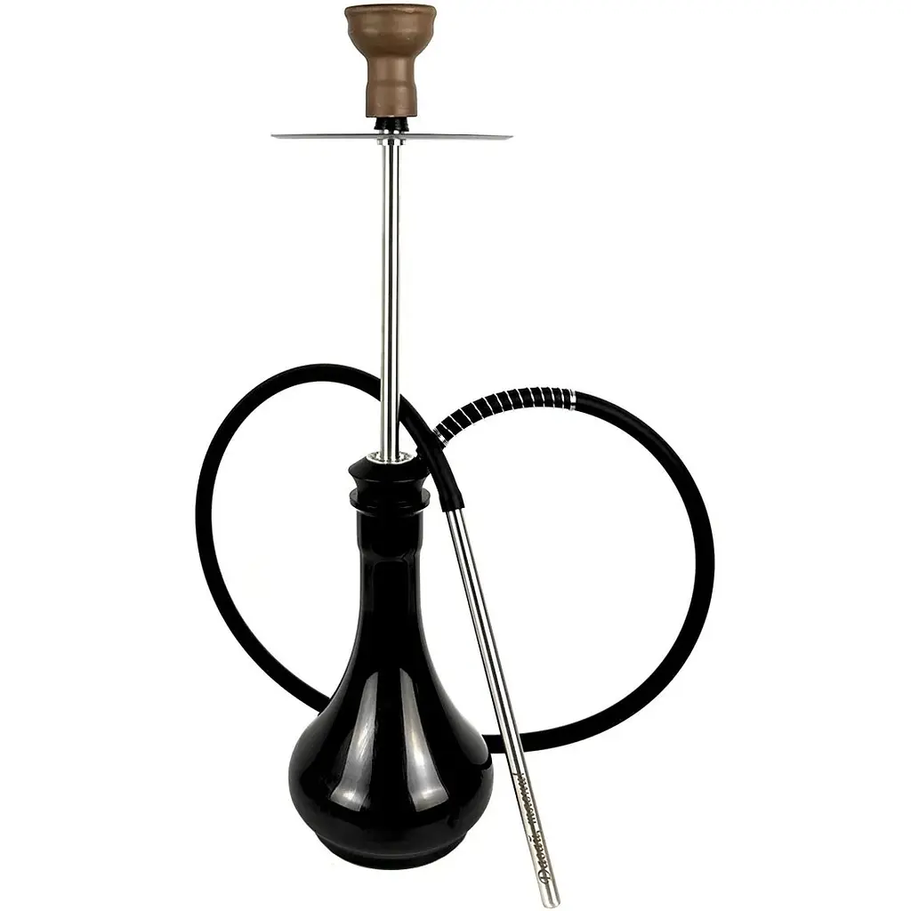 Кальян Tiaga Hookah Classic Silver Drop Black - фото 2