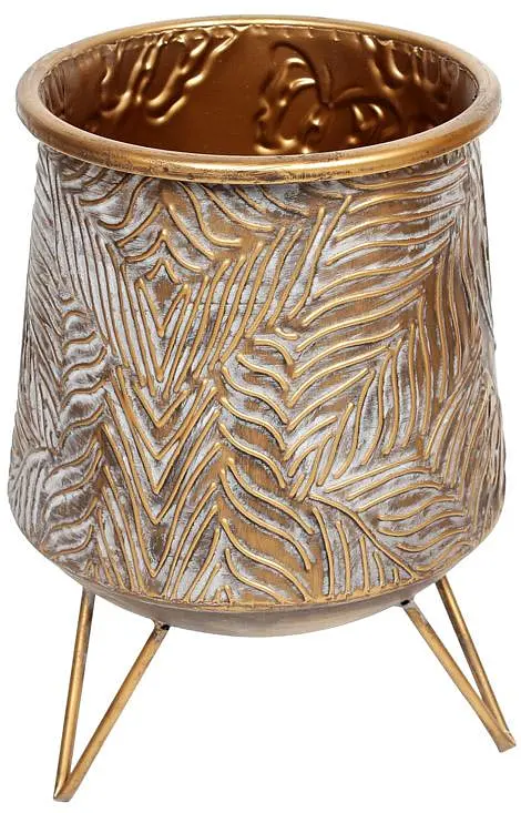 Металлическое кашпо Cornel BonaDi 25.5х24х34.5 см dec0009152 - фото 2