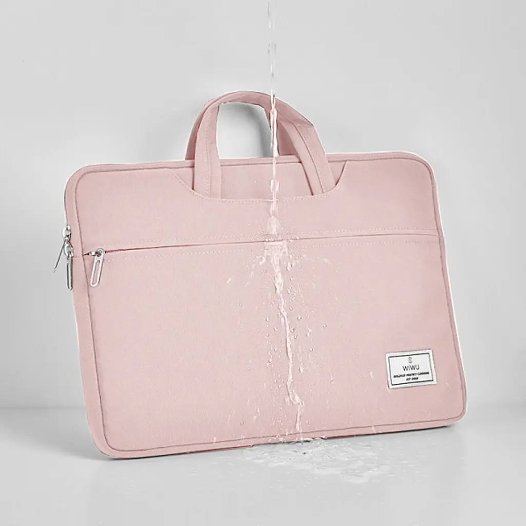 Сумка для ноутбука WiWU Vivi Laptop Handbag 15.6`/16` Pink (6936686410984) [151956] - фото 6