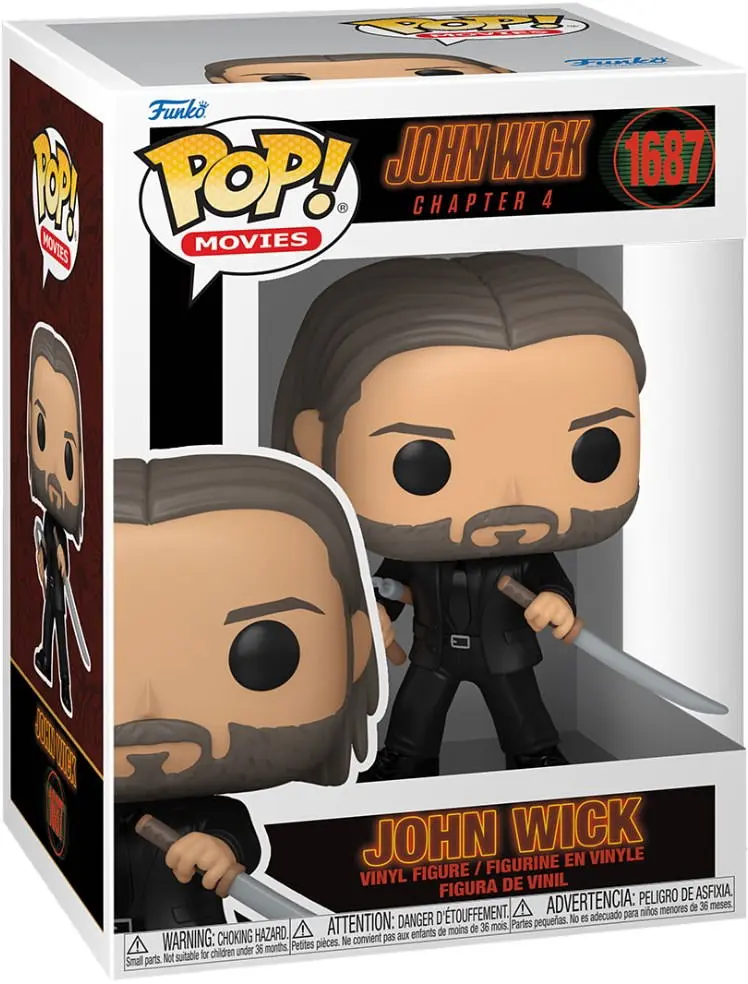 Коллекционная фигурка Funko Pop Фанко Поп  Джон Уик 4 John Wick Chapter 4 10 см FP C JW 1687 - фото 3