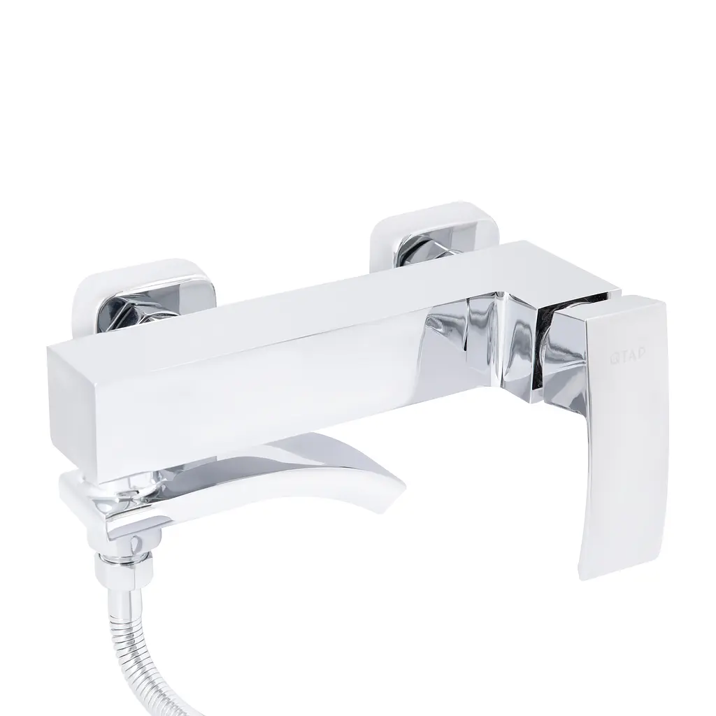 Змішувач для ванни Qtap Swan Cascada з поворотним виливом (з душовим гарнітуром) QTSWA260CRM45565 Chrome - фото 4
