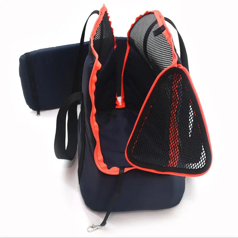 Сумка-переноска Zoo-hunt для котів та дрібних собак Спорт синя №0 23х35х31 см - фото 3