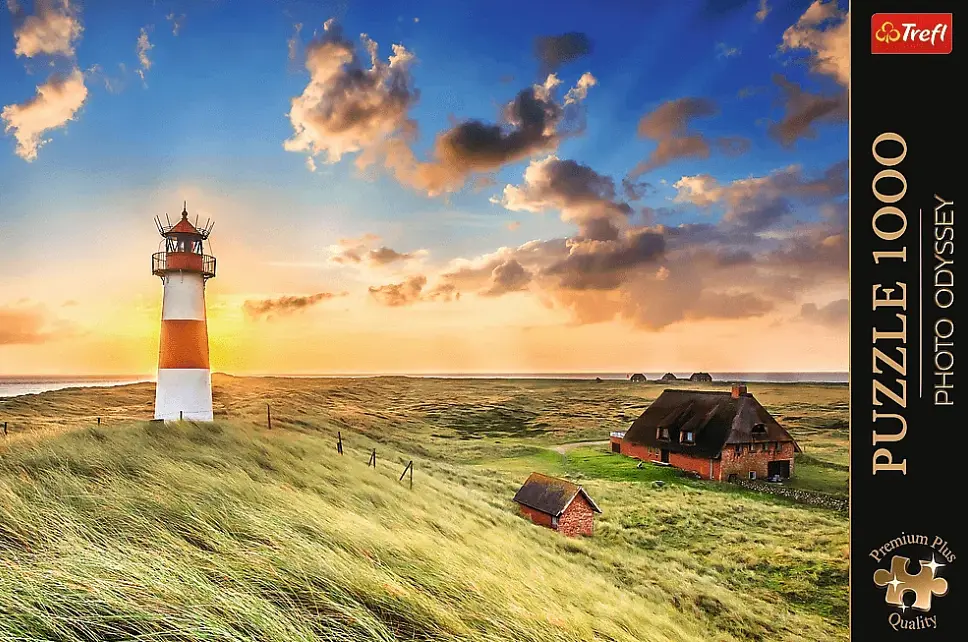 Пазл Photo Odyssey: Маяк у Лісті, Німеччина - 1000 елементів Trefl 10823 - фото 3