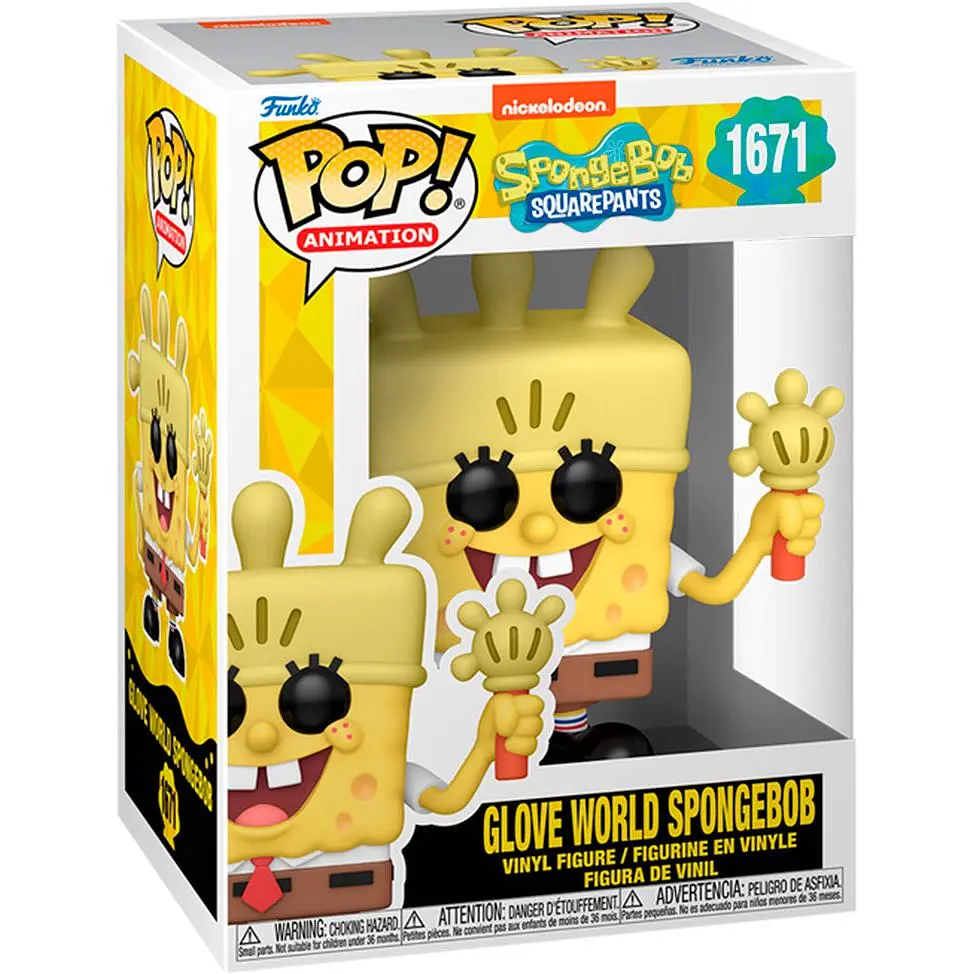 Игровая фигурка Funko Pop! Sponge Bob Square Pants Губка Боб с перчаткой-фонариком (75734) - фото 2