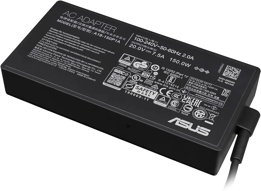 Блок живлення (зарядка) для ноутбука Asus 150W (20V 7.5A 6,0ммx3,7мм) A18-150P1A [NEW Gen] від Asus, 150W, 7.5A, 6,0ммx3,7мм - фото 6