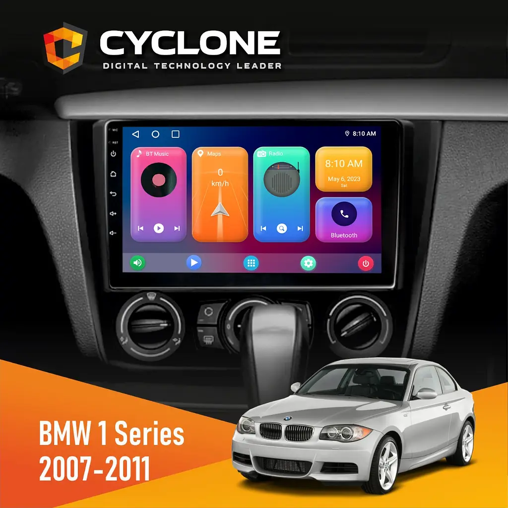 Штатна магнітола BMW 1 Series 2007-2011 Cyclone C9-001 2x32 CPL Cyclone (НФ-00002034)