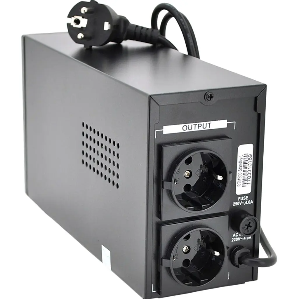 Джерело безперебійного живлення (ДБЖ) Ritar RTM500 (300W) Standby-L 12V (RTM500L) [168144] - фото 3