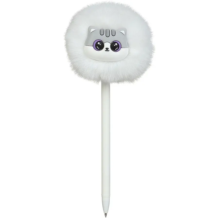 Ручка шариковая ZiBi Fluffy Big Cat 0.7 мм синяя (ZB.2021) - фото 3
