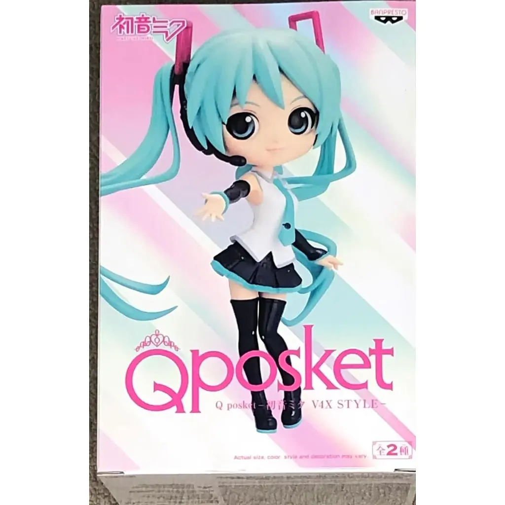 Фігурка Q posket Вокалоїд Хатсуне Міку Vocaloid Hatsune Miku 14 см QP V HM A - фото 2