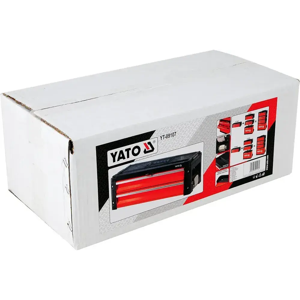 Ящик-секція для інструментів Yato до валізи YT-09101 39х21.5х6 см (YT-09107) - фото 5