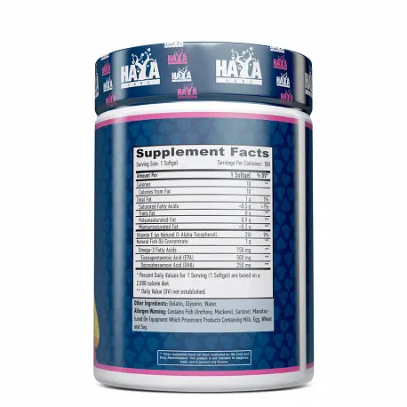 Жирные кислоты Haya Labs Ultra Omega 3 180 капсул - фото 2