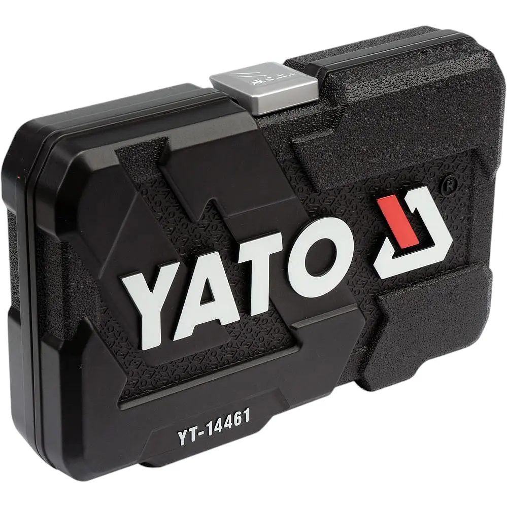 Набір головок торцевих Yato CrV, квадрат 1/4", M 3.5-13 мм з інструментами 25 шт. (YT-14461) - фото 3