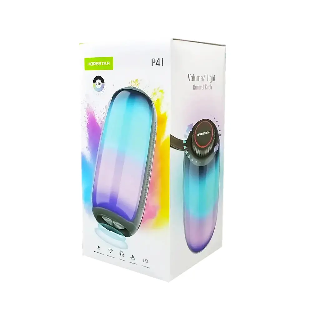 Bluetooth колонка Hopestar P41- чорний - фото 4