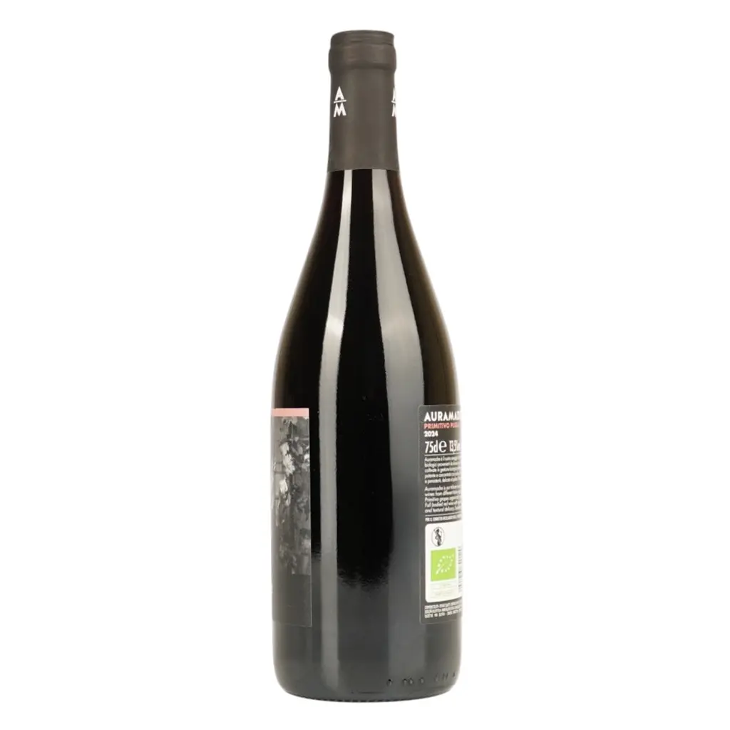 Вино Auramadre Primitivo Puglia Biologico IGT, червоне, сухе, 0,75 л - фото 2