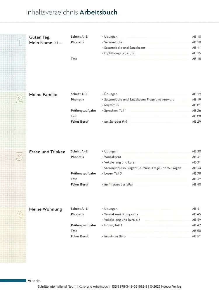Schritte international Neu 1. Kursbuch + Arbeitsbuch mit Audios online - фото 5