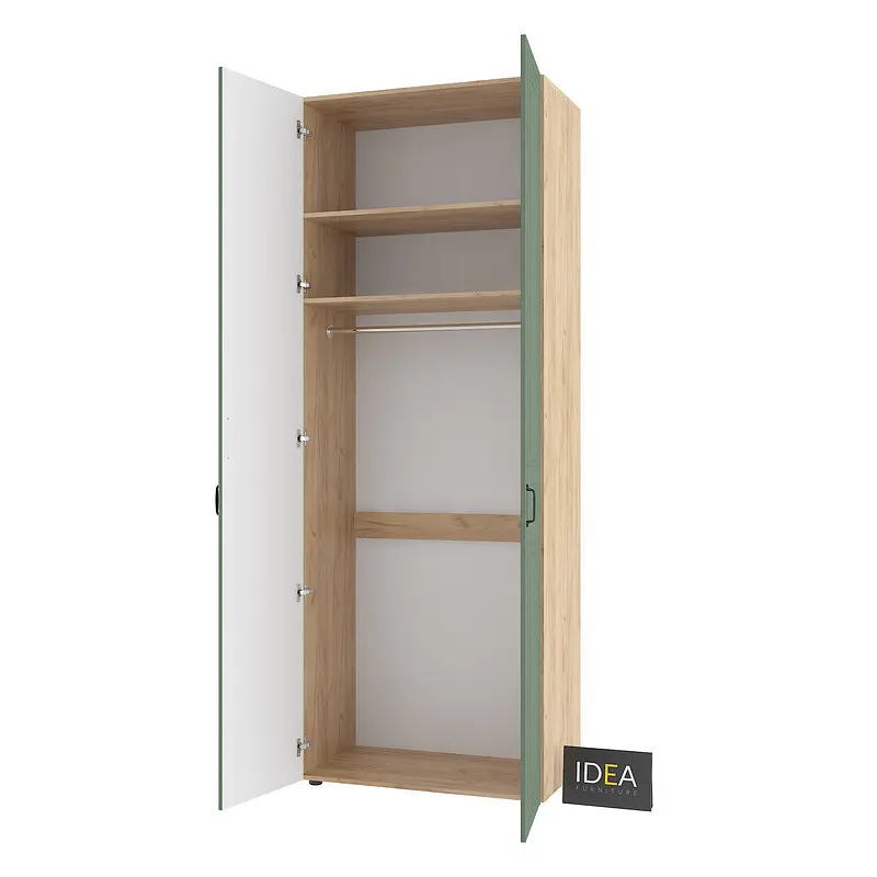 Шафа для одягу з однією штангою С-8.2 Дуб крафт/Камуфляж Idea - фото 4