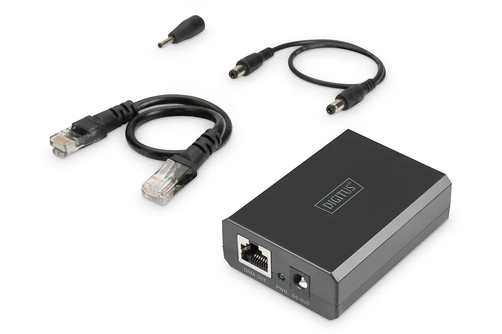 Digitus Розгалужувач DIGITUS Gigabit Ethernet PoE splitter, 51W - фото 5