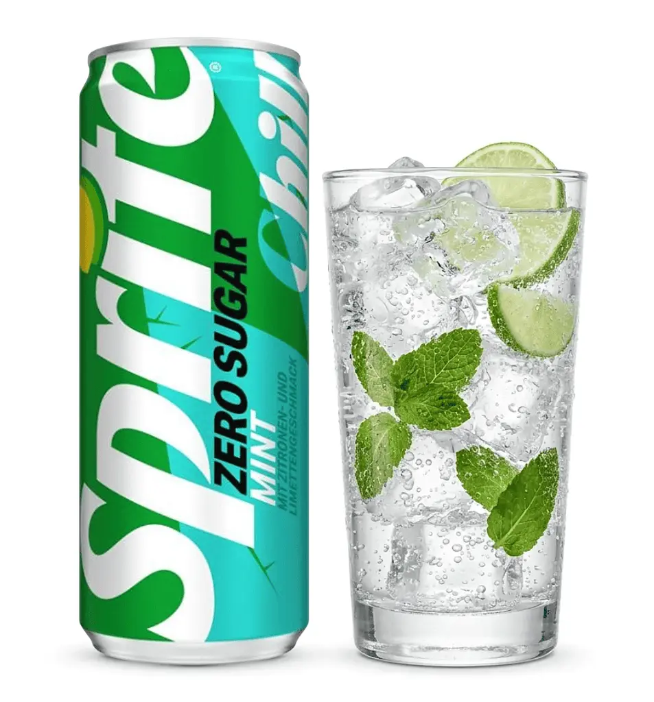 Газований напій Sprite Chill Zero Sugar Mint Zitrone Limette 330 мл - фото 2