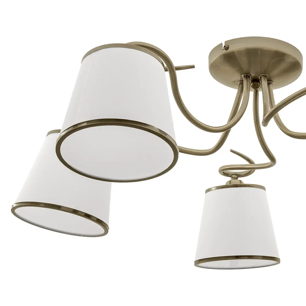 Люстра потолочная Brille классическая E14 40W BZ (BKL-717C/5) - фото 3