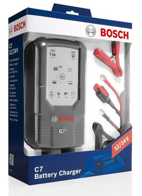 Зарядний пристрій автомобільного акумулятора Bosch C7 12-24V 14–230 A/год (0 189 999 07M) - фото 8