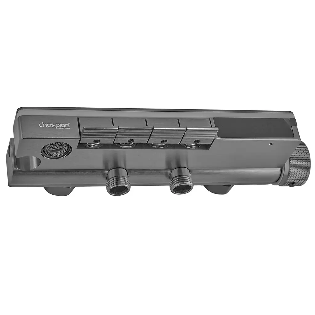 Душева система Champion PBL-009-J з кнопковим перемикачем 4 режими graphite CH6500, Графіт - фото 9