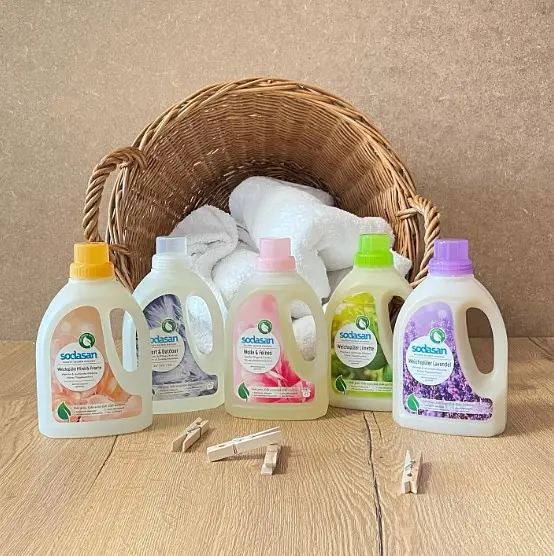 Органічний рідкий засіб-концентрат Woolen Wash для прання шерсті, шовку та делікатних тканин SODASAN 0,75 л - фото 3