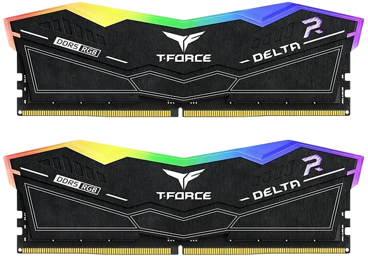 Оперативна пам'ять Team 32GB (2x16GB) DDR5 6400MHz T-Force Delta RGB Black (FF3D532G6400HC40BDC01) - фото 3