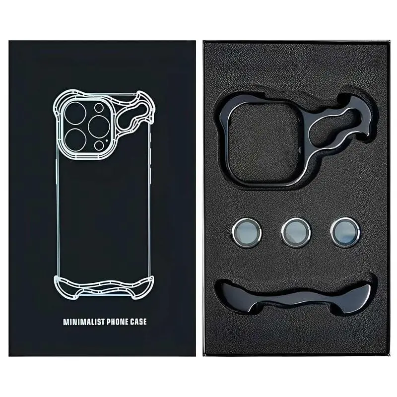 Чохол Epik Minimalist Metal Bumper для Apple iPhone 17 Pro Max 6.9" Black - фото 3