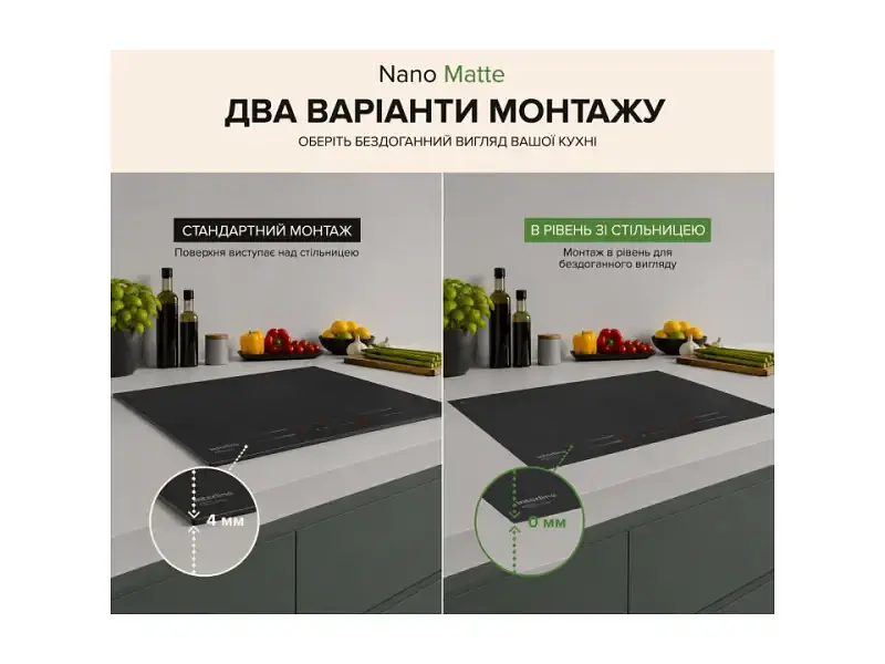 Індукційна варильна поверхня Interline HIV 562 SIP BA Nano Matte - фото 8