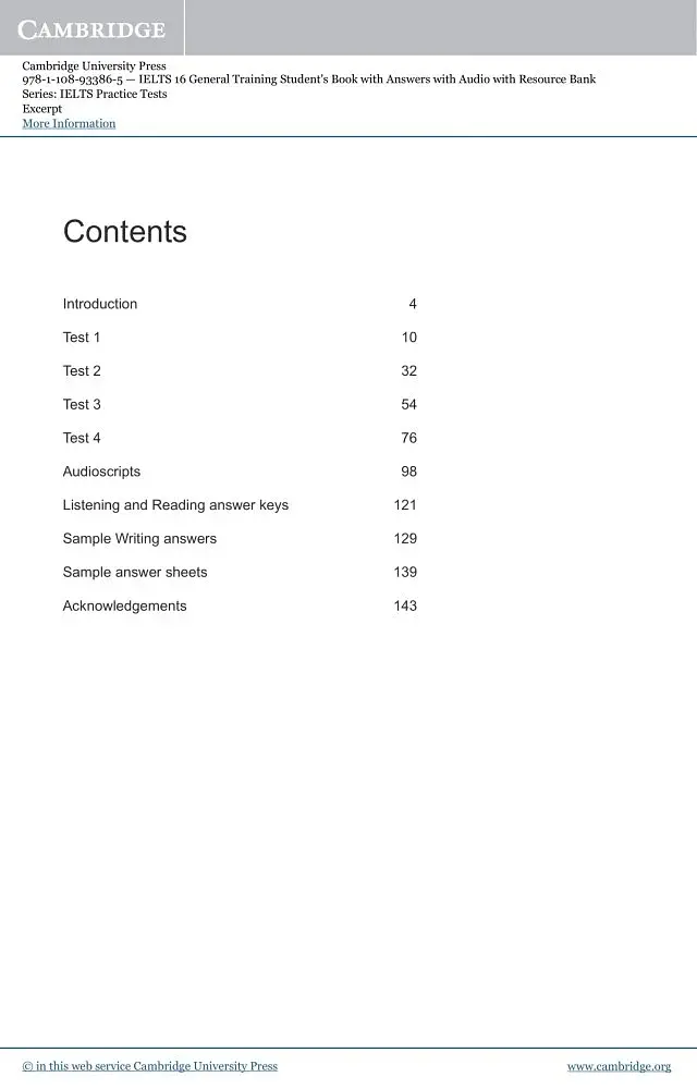 Cambridge Practice Tests IELTS 16 General with Answers, Downloadable Audio and Resource Bank - фото 2