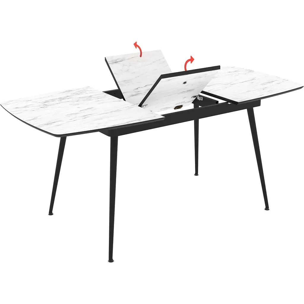 Стол Avanti YENSE Marmo Mat 145-185x80 см - фото 2
