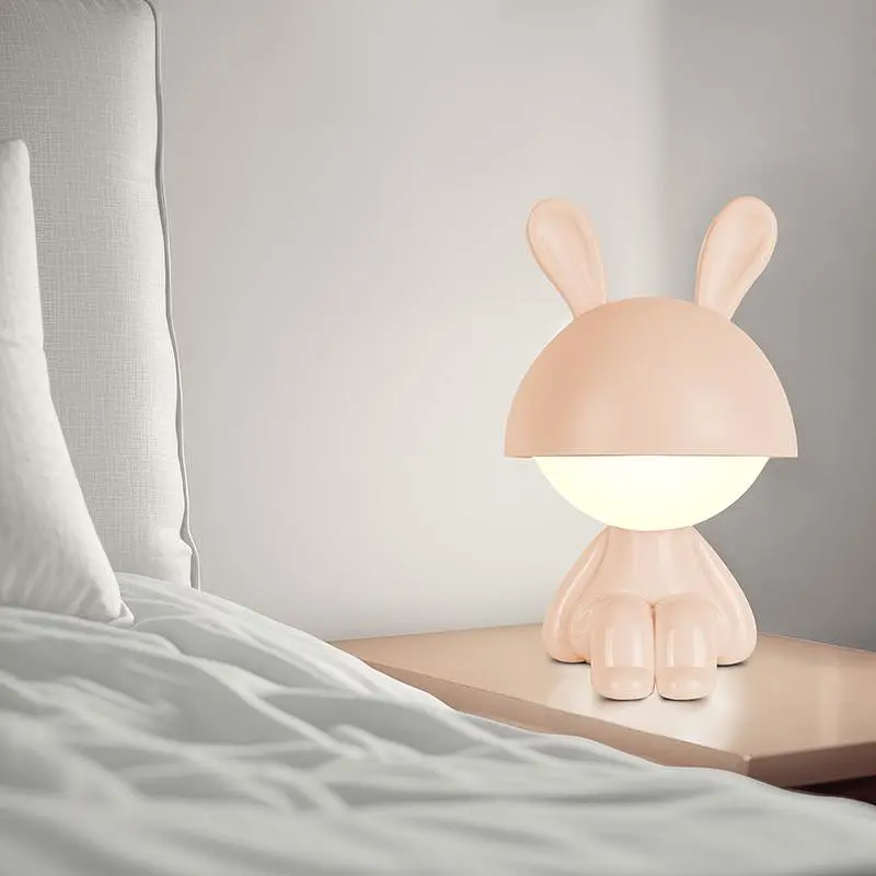 Світильник-нічник Kite LED з акумулятором Cute Bunny персиковий (K25-316-1-4) - фото 4