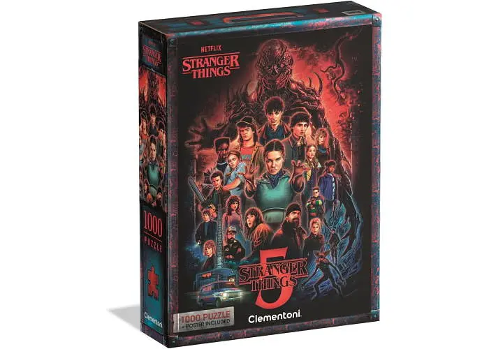 Пазл Clementoni Герої фільму Дивні Дива 5 (Stranger Things S05 Puzzle - 1000 pcs.), 1000 ел. (37096)