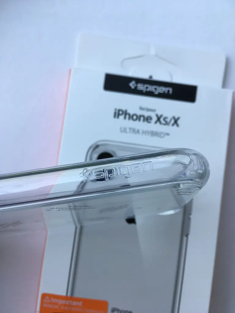 Чохол оригінальний протиударний Spigen Ultra Hybrid 057CS22127 для iPhone X/XS Crystal Clear - фото 10