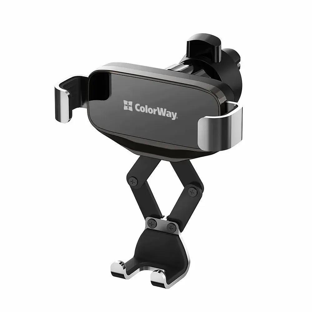 Універсальний автотримач ColorWay Gravity Mechanical Car Mount Black (CW-CHG18-BK) - фото 2