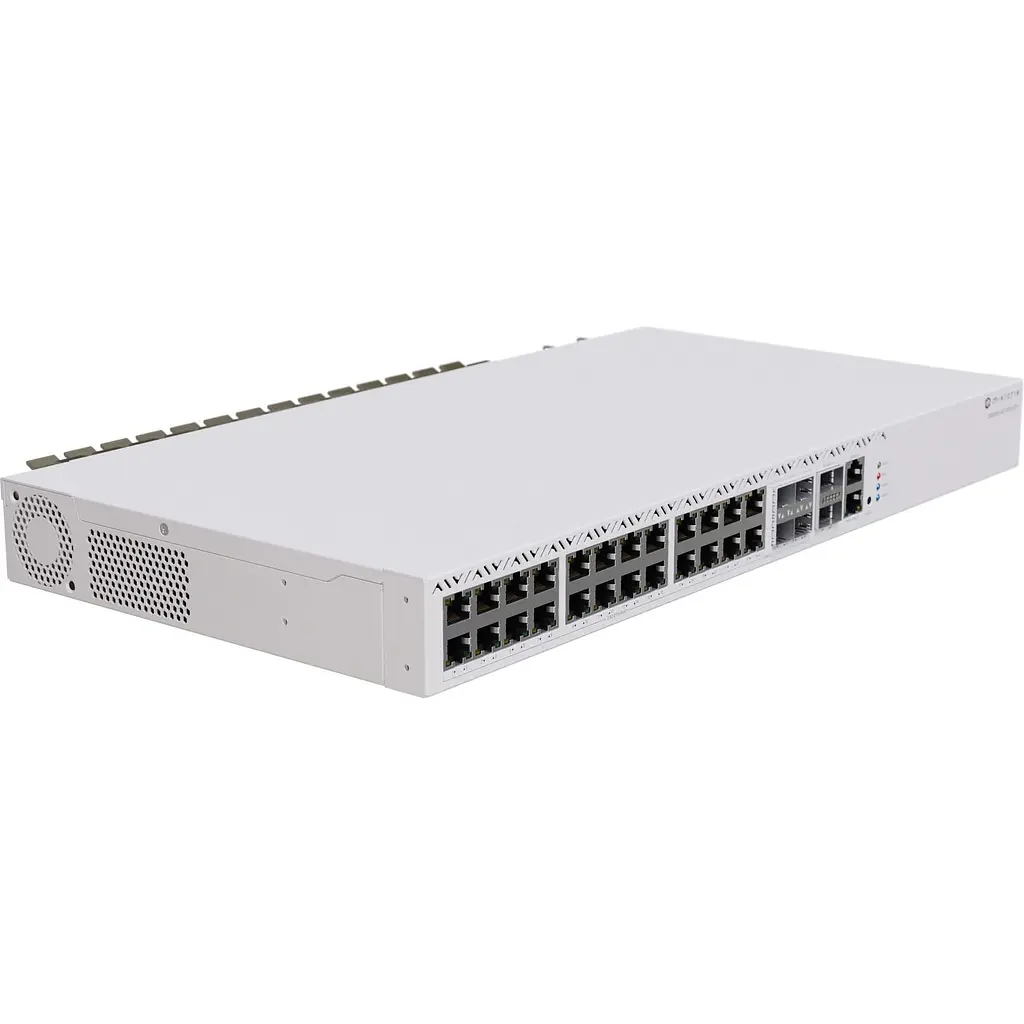 Комутатор MikroTik CRS326-4C+20G+2Q+RM 20x2.5G 4xCombo 10G Ethernet/SFP+ 2x40G QSFP+ (CRS326-4C+20G+2Q+RM) - фото 2