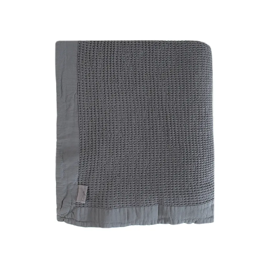 Покрывало Lotus Home - Rius antrasit антрацит 240x260 - фото 3