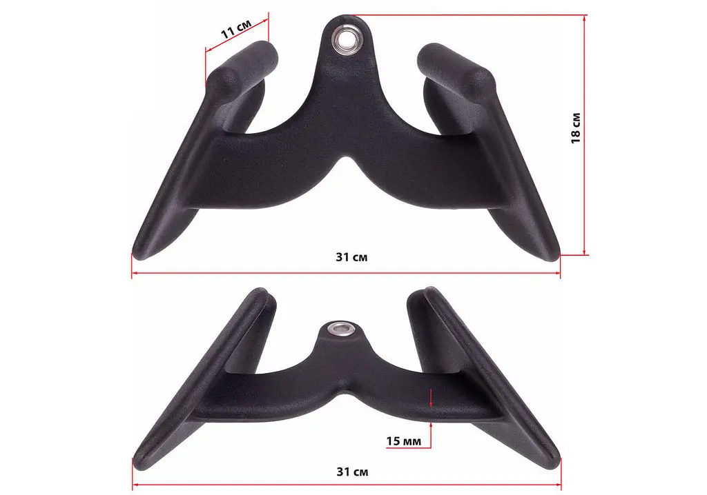 Ручка для тяги EasyFit із вузьким хватом 31 см - фото 2