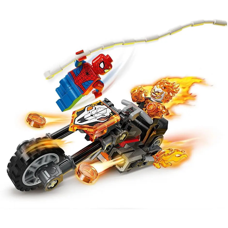 Конструктор LEGO Super Heroes Marvel Человек-паук vs. Призрачный всадник на мотоцикле 72 детали (76335) - фото 4