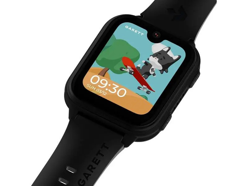 Дитячий смарт-годинник Garett Kids Vibe AI 4G Black (5904238487402) - фото 4