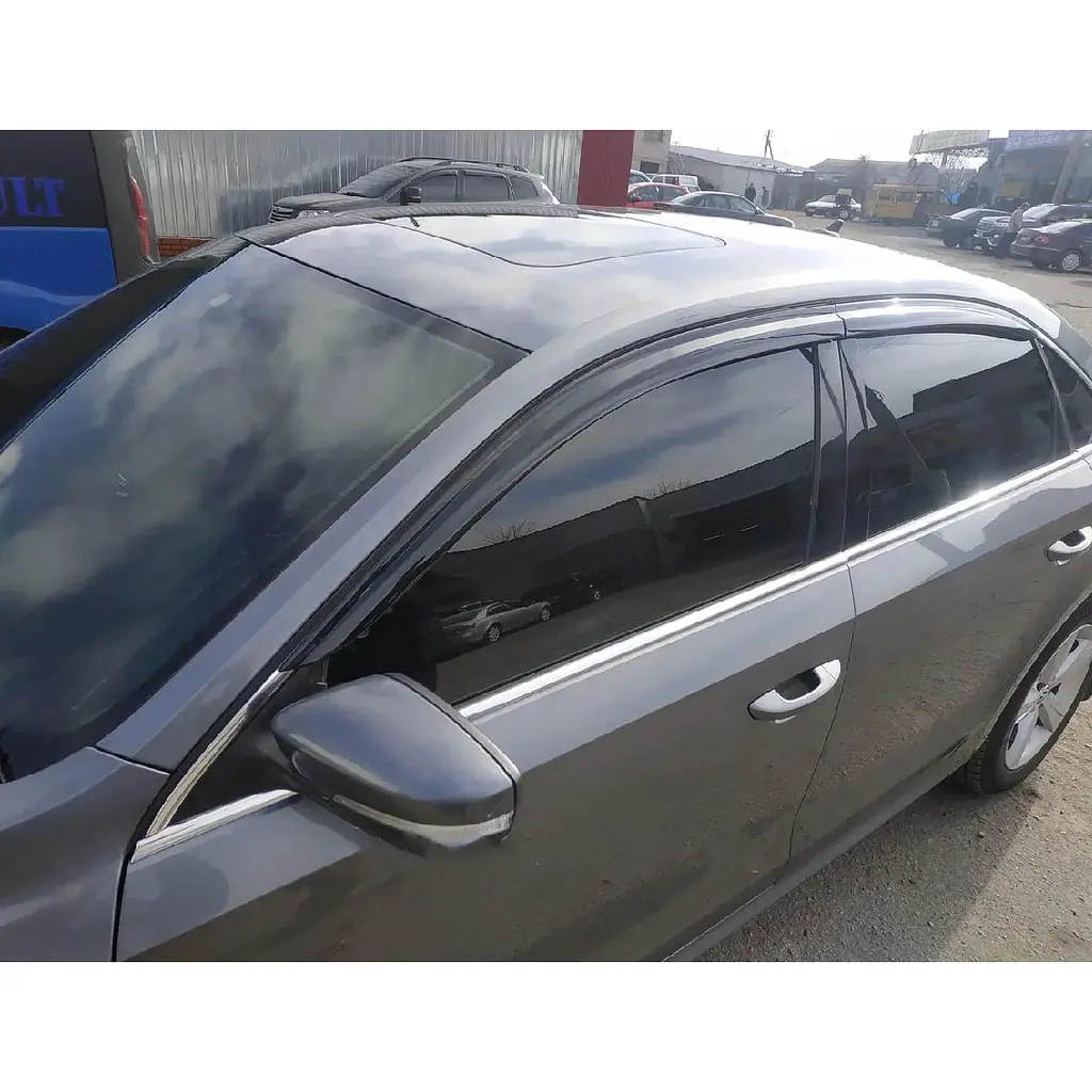 Дефлектори вікон вітровики для Volkswagen Passat B7 B8 USA 2011-2019 4 шт (Auto Clover) - фото 2