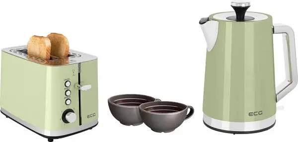 Тостер ECG ST 2766 Vintage Olive - фото 9