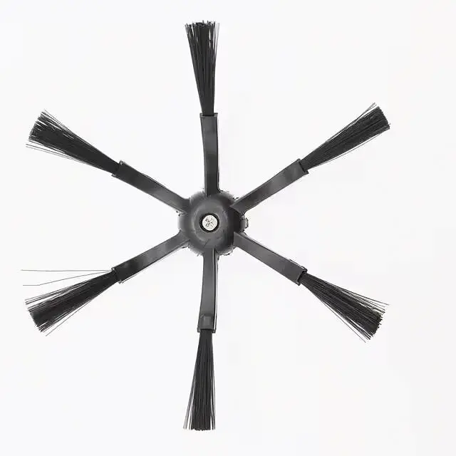 Бічні щітки для пилососа Xiaomi Mi Robot Vacuum Cleaner Mi RoboRock Xiaowa 2 шт, 6 лопатей - Black - фото 2