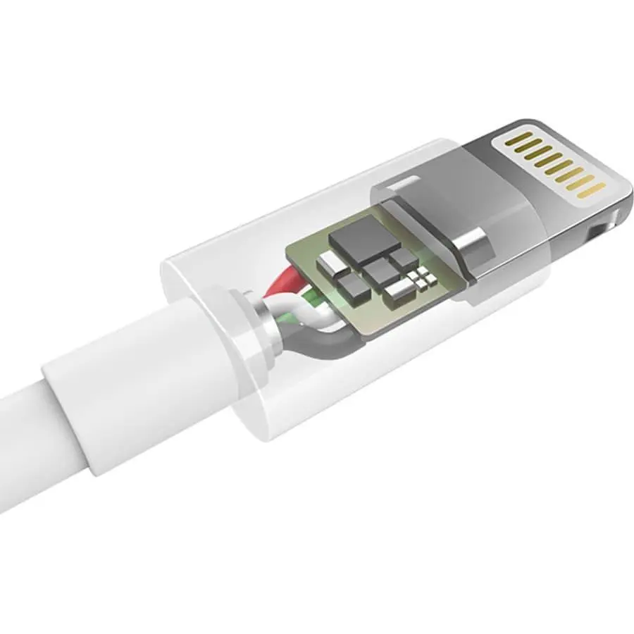 Кабель Choetech Lightning USB 2.0 AM to Lightning 1.8m White (IP0027-WH) - фото 5