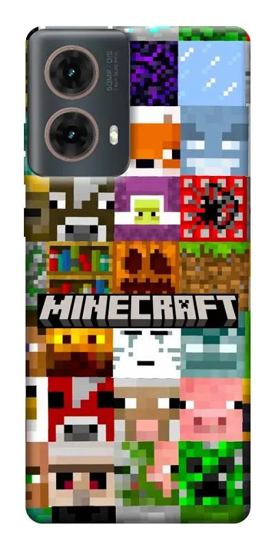 Чохол Demsky Minecraft collage для Motorola Moto G85