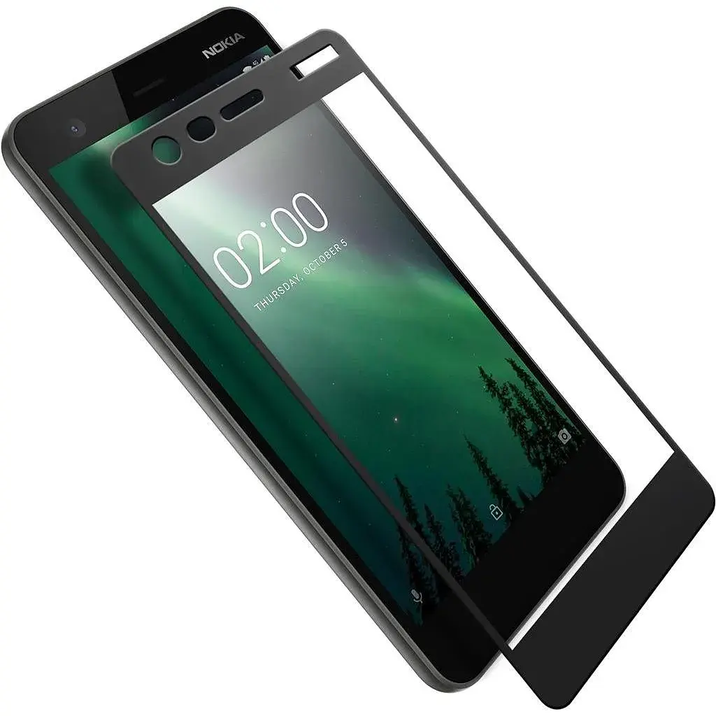 Скло захисне Vinga для Nokia 2 Black (VTPGS-N2B) - фото 7
